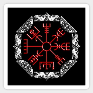 VEGVISIR COMPASS 2 (To guide travelers and keep them safe on journeys even in harsh weather) Sticker